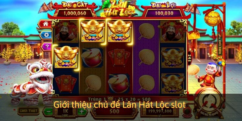 Chủ đề game Lân Hát Lộc Slots