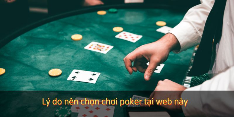 Lý do nên chọn chơi poker tại web này